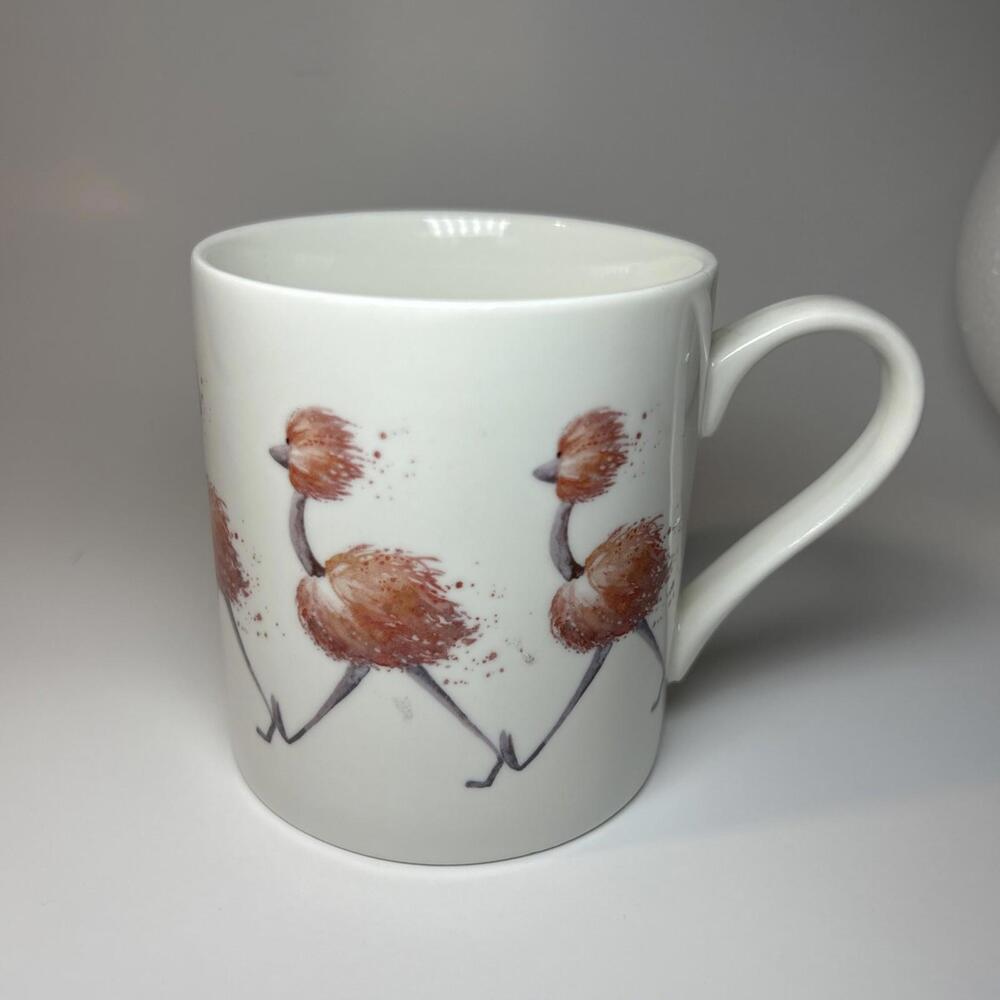 JellyCat Glad To Be Me  Coffee Cup Tea Mug Ostrich Jelly Cat 8 oz